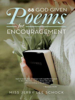 cover image of 88 God Given Poems For Encouragement